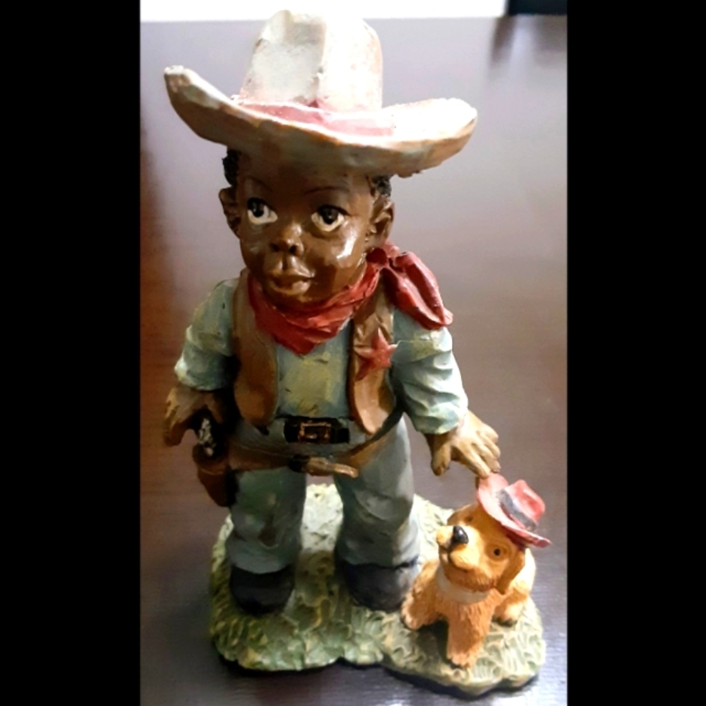 Youngs Inc. Sheriff and his Dog Figurine